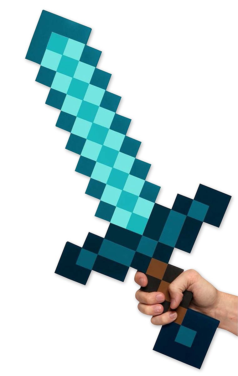 Espada Pixel de Espuma Foam Diamante 