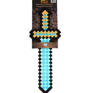 Espada Minecraft de Espuma Versión Diamante Turquesa - Xpixel, espadinha  minecraft 