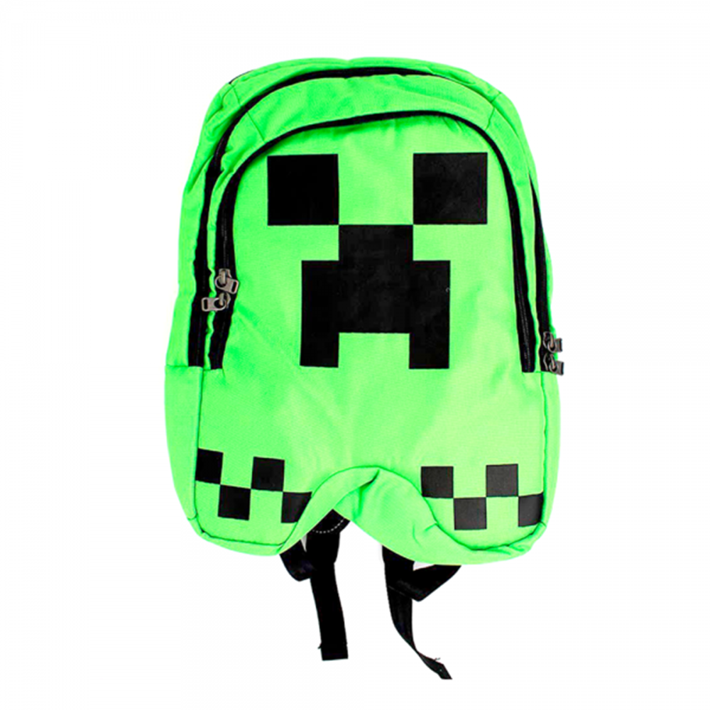 Citar Objetor Térmico Mochila Minecraft de Creeper - Ajustable - Niños y Adultos - Color Verde -  Unisex - Xpixel